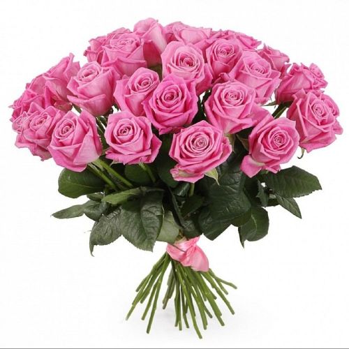 Заказать букет из 35-ти розовых роз с доставкой по Цигломени