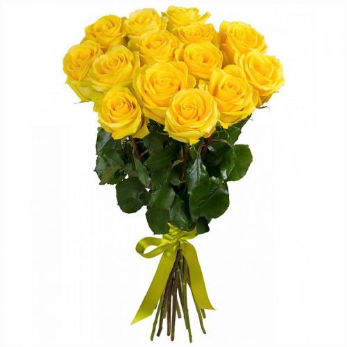 15 желтых роз с доставкой по Цигломени
